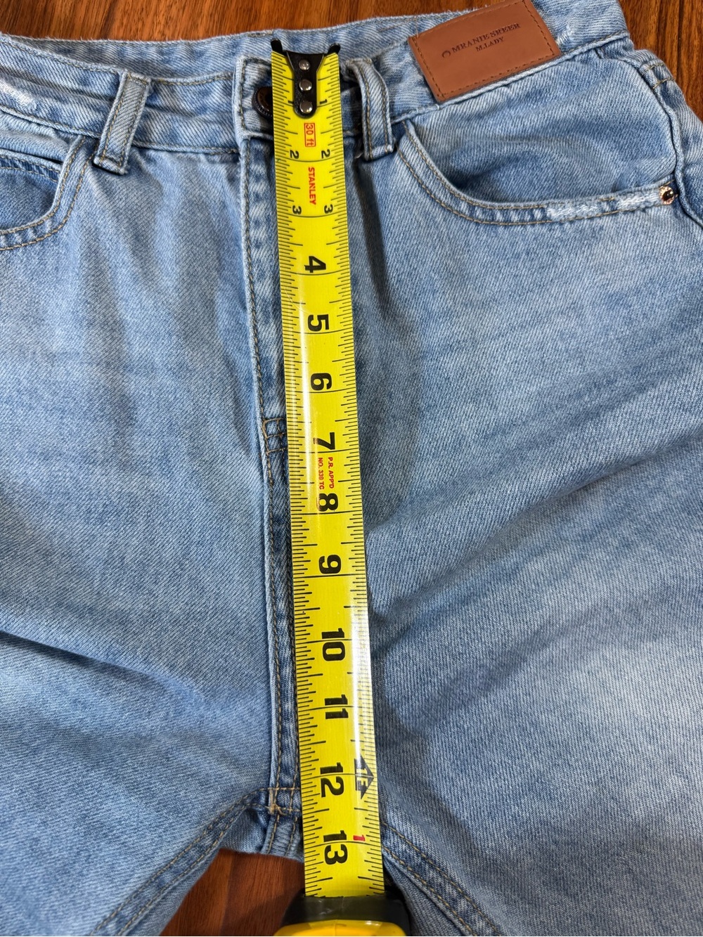 Light Wash High-Rise Straight Jeans - Size 25 - Picture 14 of 15